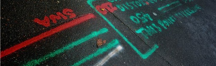 What do those squiggles on the pavement actually mean?