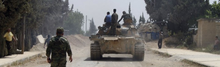 Syrian army regains control of strategic border town