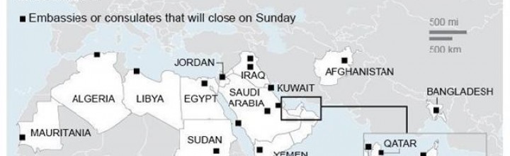 As US embassies shut down, senator calls terrorist threat 'most serious' in …