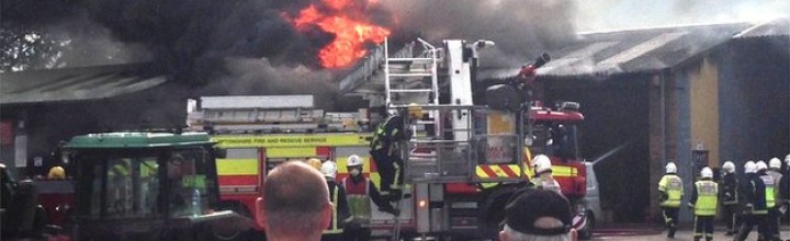 Blisworth fire hits internet users '50 miles away'